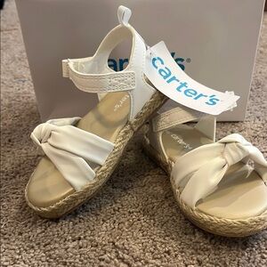 Carter's White Noemi Sandals for Everyday Comfort